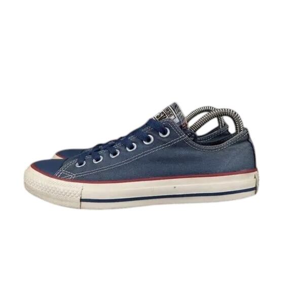 Converse Shoes Womens 7 Sneakers Lifestyle Chuck Taylor Low Blue Canvas Classic - Picture 3 of 12